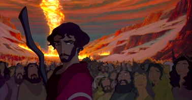 An animated frame from “The Prince of Egypt” (1998)
(photo courtesy of Polygon)

