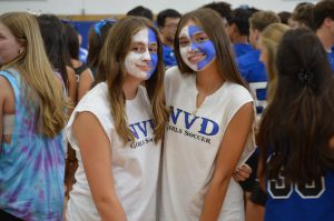 Students cheer as Northern Valley Demarest hosts its annual rep rally