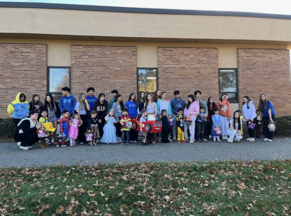 The teens and tots on Halloween
(Photo courtesy of Morgan Weber and Kathleen Di Gerolamo)
