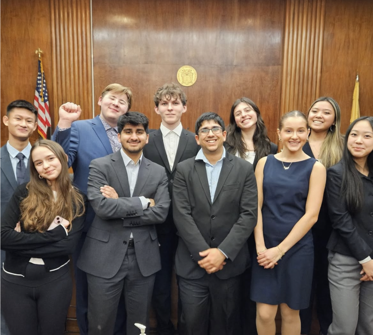 Northern Valley Demarest Mock Trial Team 
(Photo courtesy by Joseph McCallister)