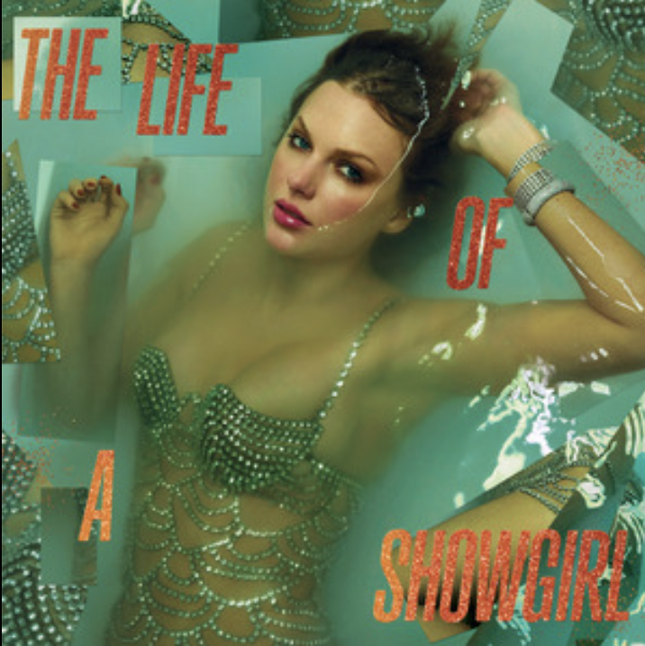 Taylor Swift's "The Life of a Showgirl" album cover