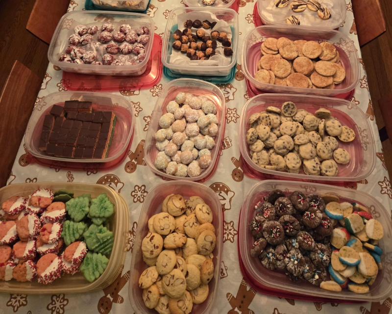Cookies made by Nix family.