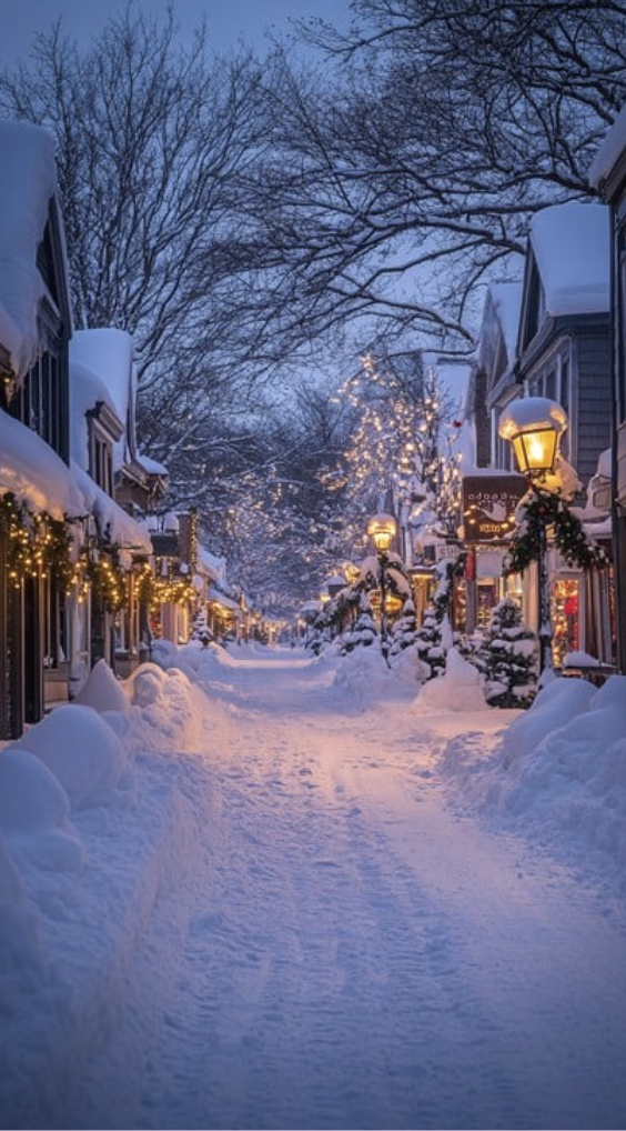 Winter in December.