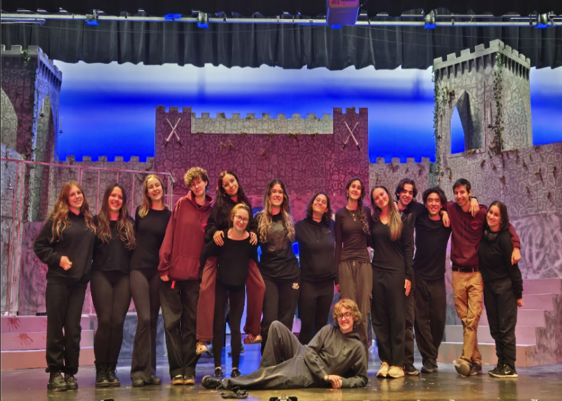 NVD’s tech crew poses for a photo