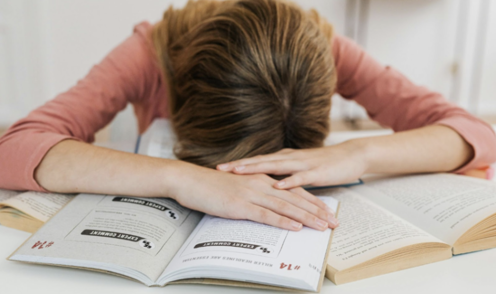 Stressed out student
