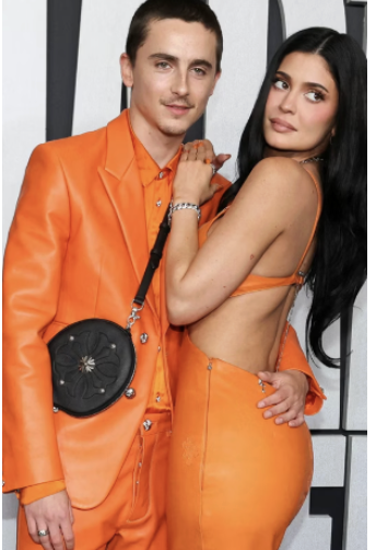 Timothee Chalamet and Kylie Jenner at the Marty Supreme premier.