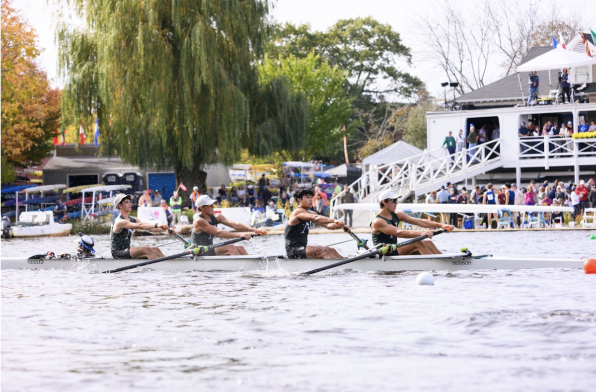 Lucas Nikolov rowing