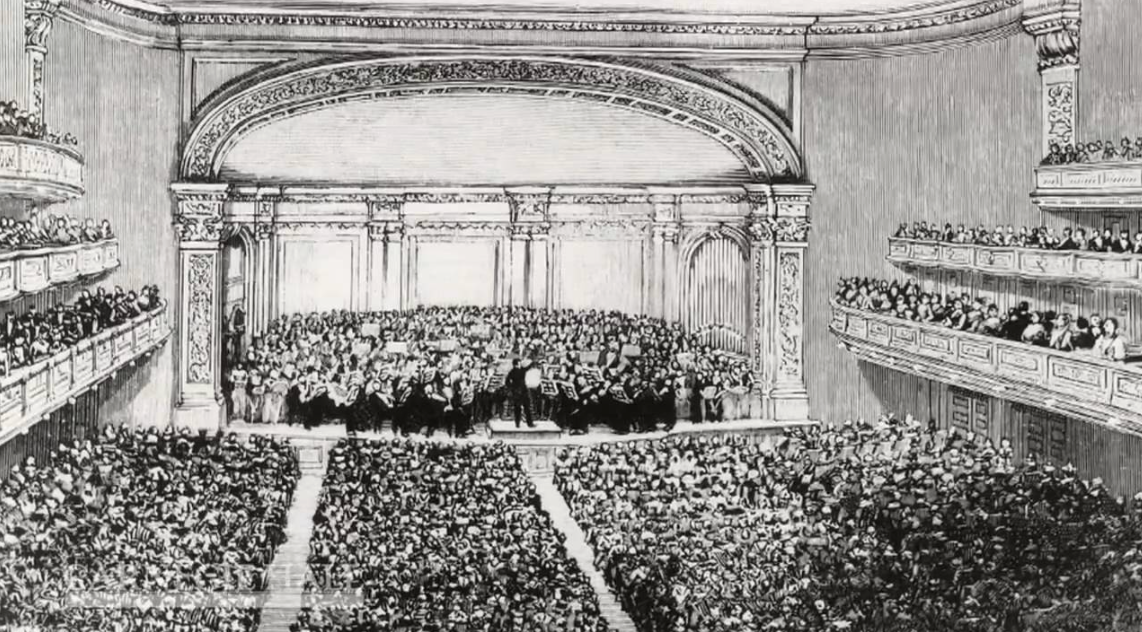 Carnegie Hall opening night, 1891 