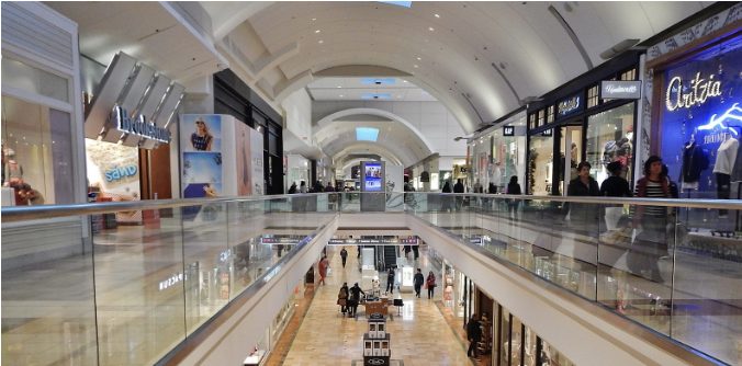 A photo of Garden State Plaza in Paramus, Bergen County.