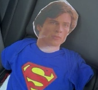Superman flour baby