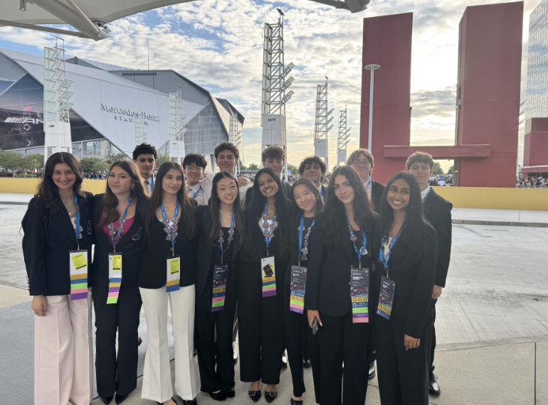 A picture of all the NV students who attended this years ICDC