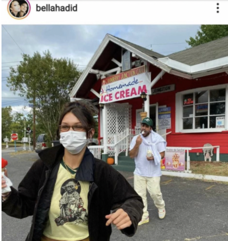 Celebrity Bella Hadid at Cranberry Junction in Hackensack, NJ